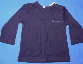 Кардиган для девочки<br />Состав 100% хлопок<br />Цвет:*темно-синий рост 68см(6мес) -3шт по 100руб за штуку