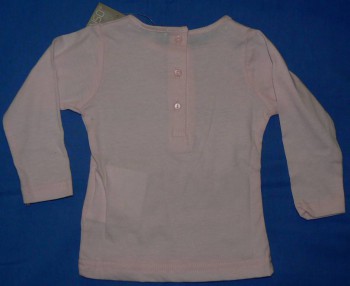 Состав 100% хлопок<br />Цвет:<br />светло-розовый рост 71см (9мес)<br />Сзади застежка пуговки